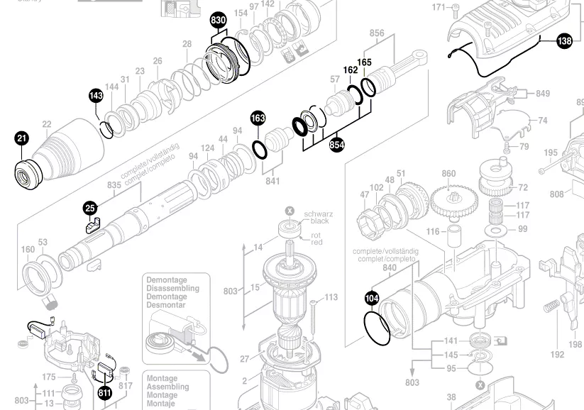 Kit entretien réf. 1 617 000 430 Bosch